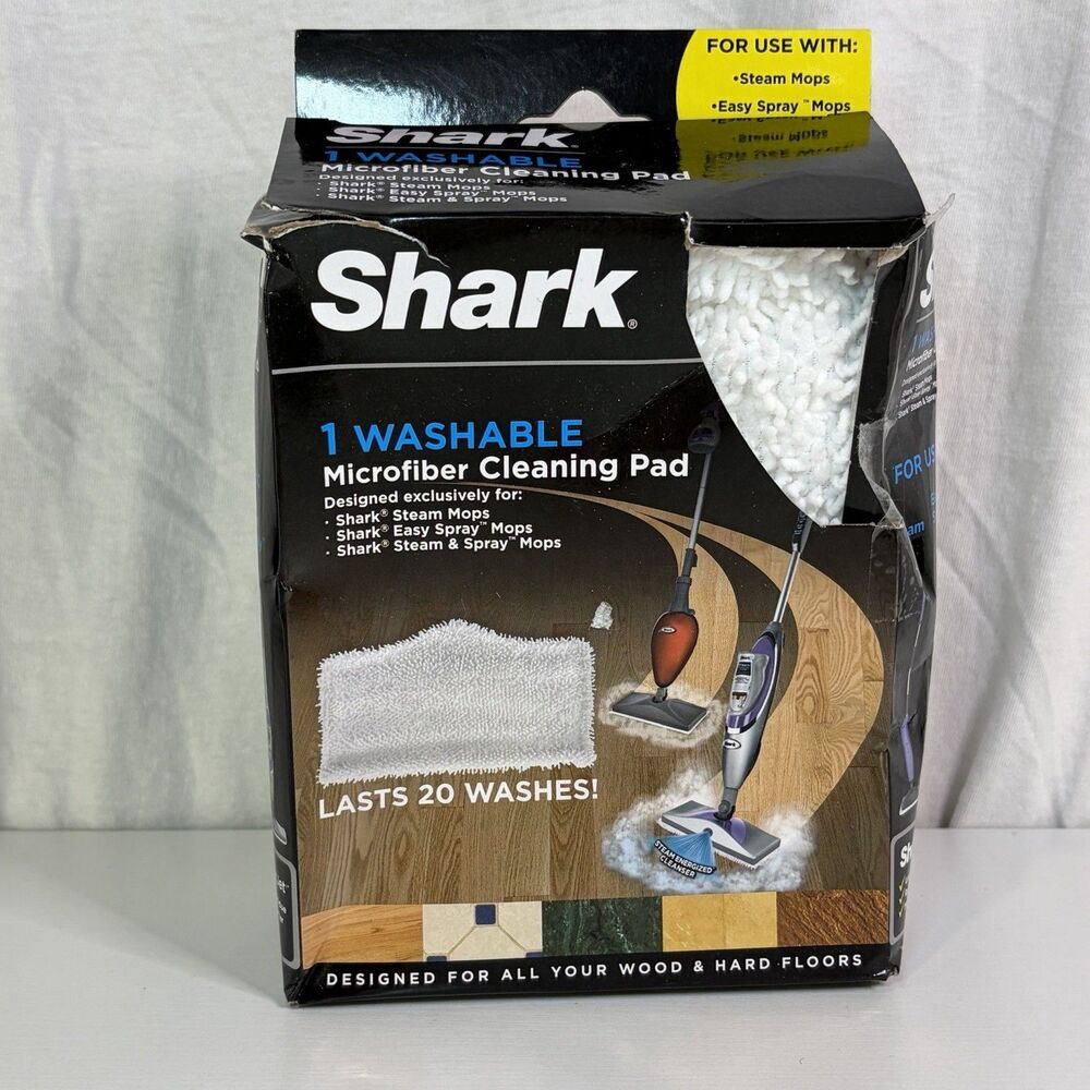 SHARK Washable Microfiber Cleaning Pad | Lasts 20 Washes | For Shark Mops | NEW